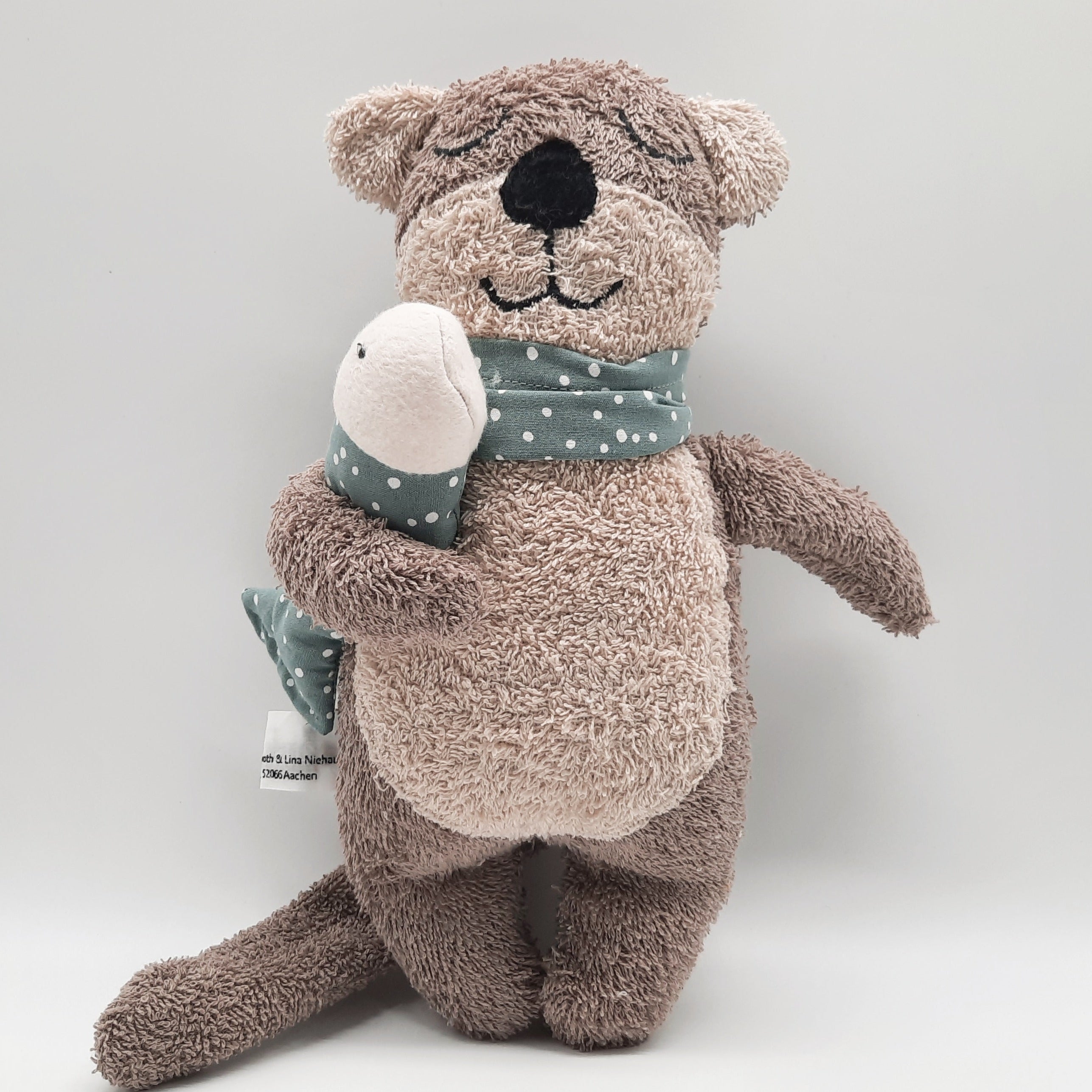 Kleiner Otter taupe dunkel