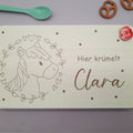 Frühstücksbrettchen Pony mit Namen