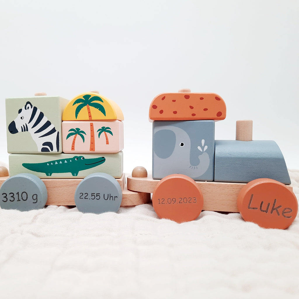 Small Foot Holzzug Safari personalisierbar