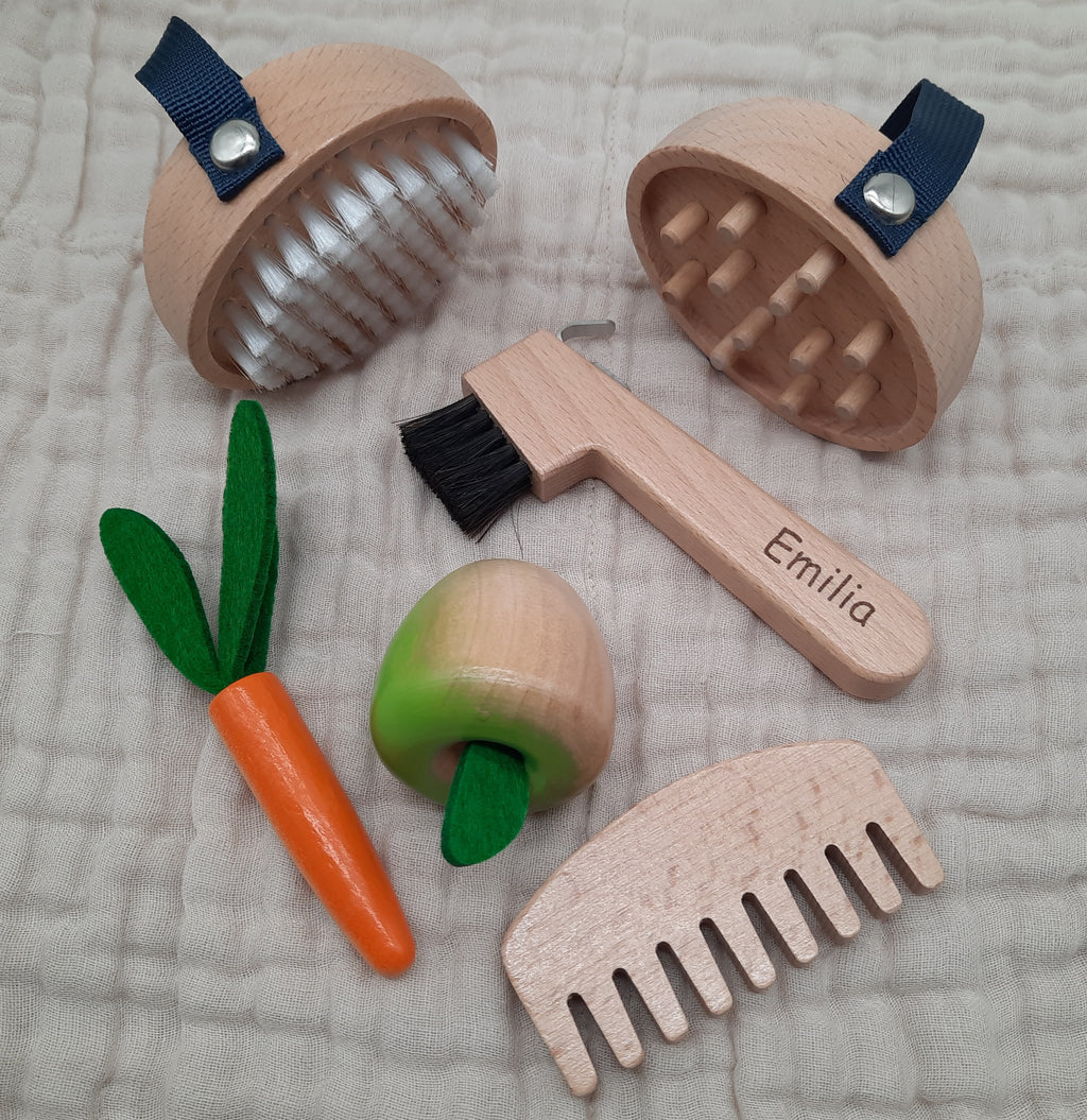 Small Foot Pferde Pflegeset personalisierbar