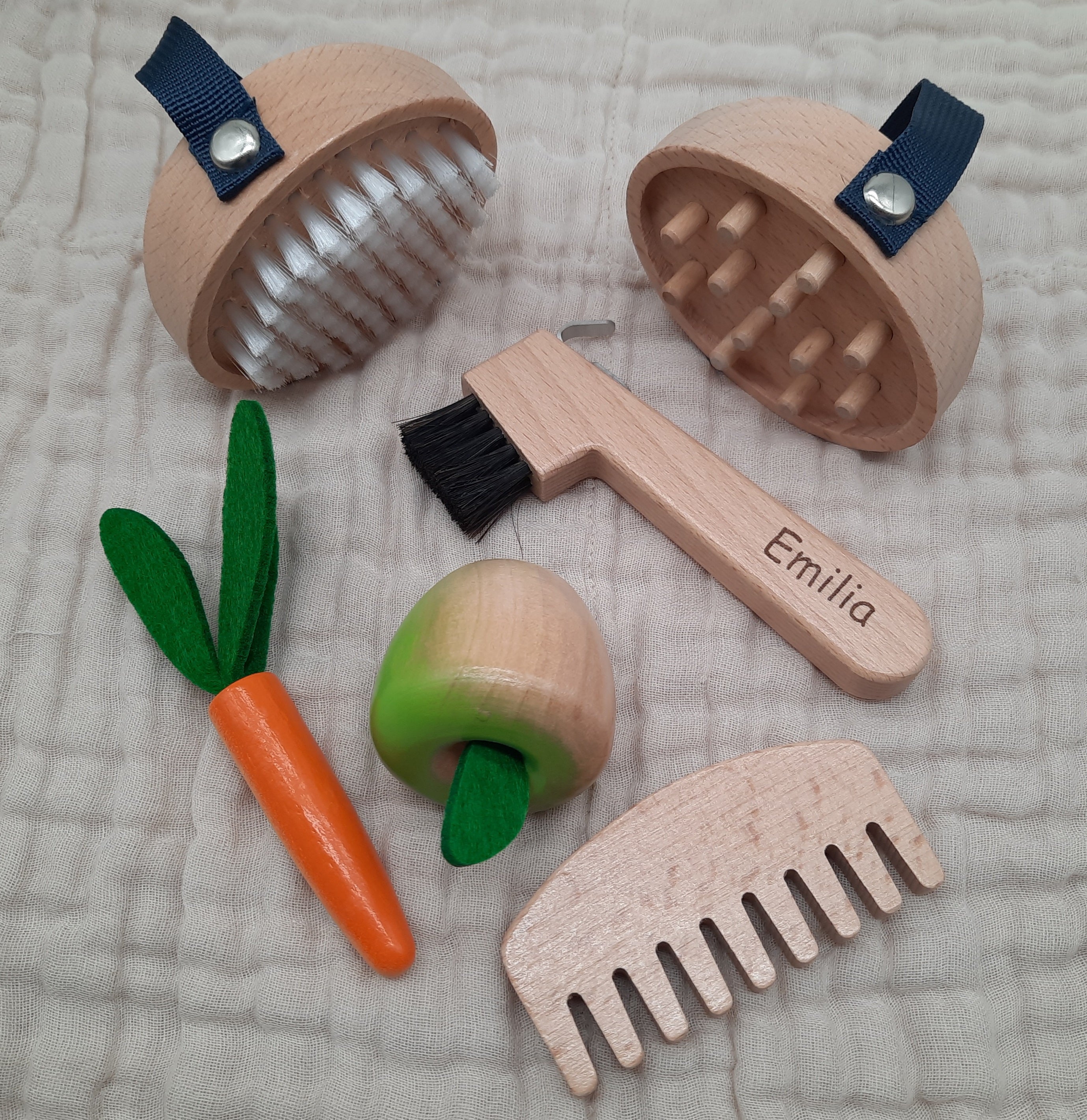 Small Foot Pferde Pflegeset personalisierbar
