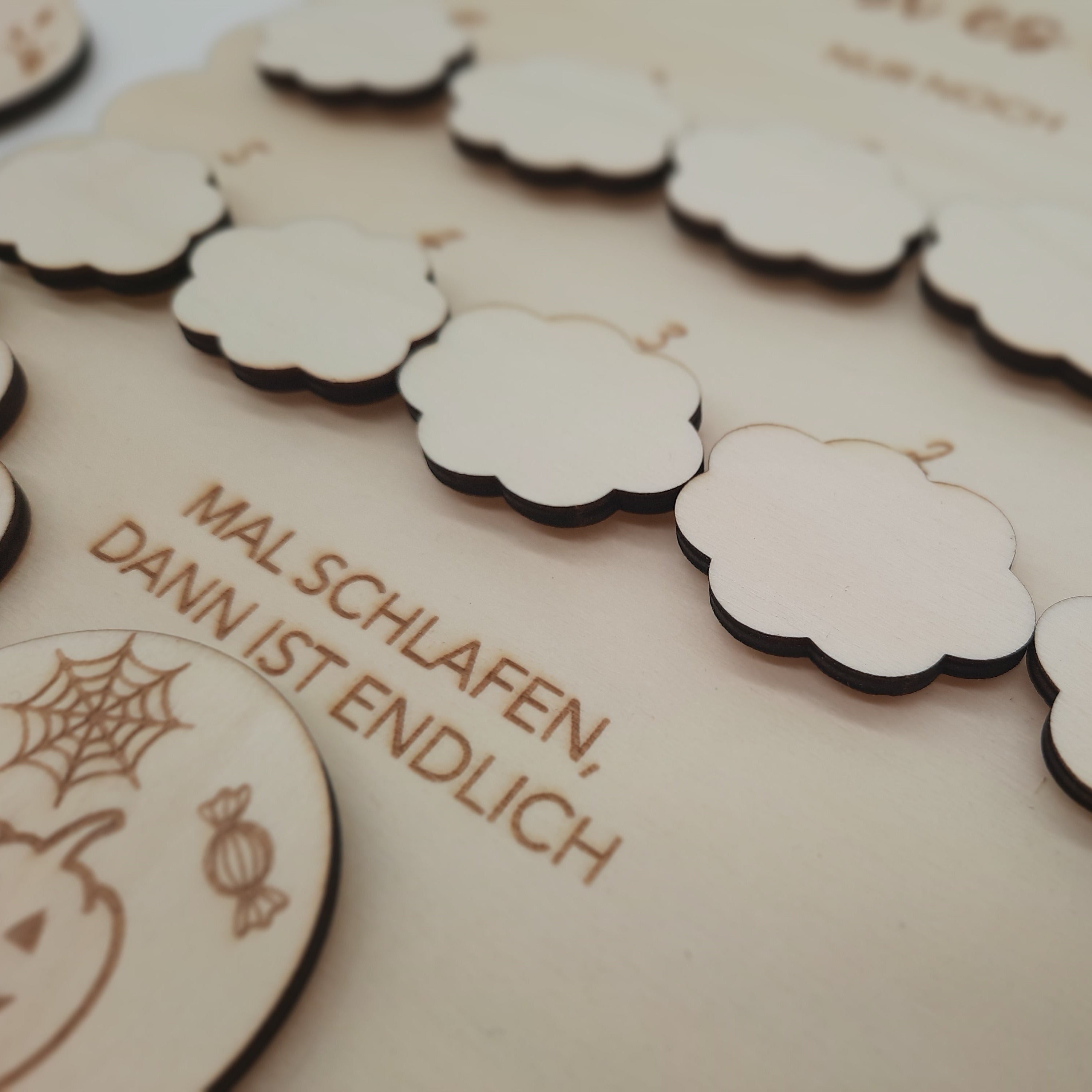 Countdownkalender aus Holz