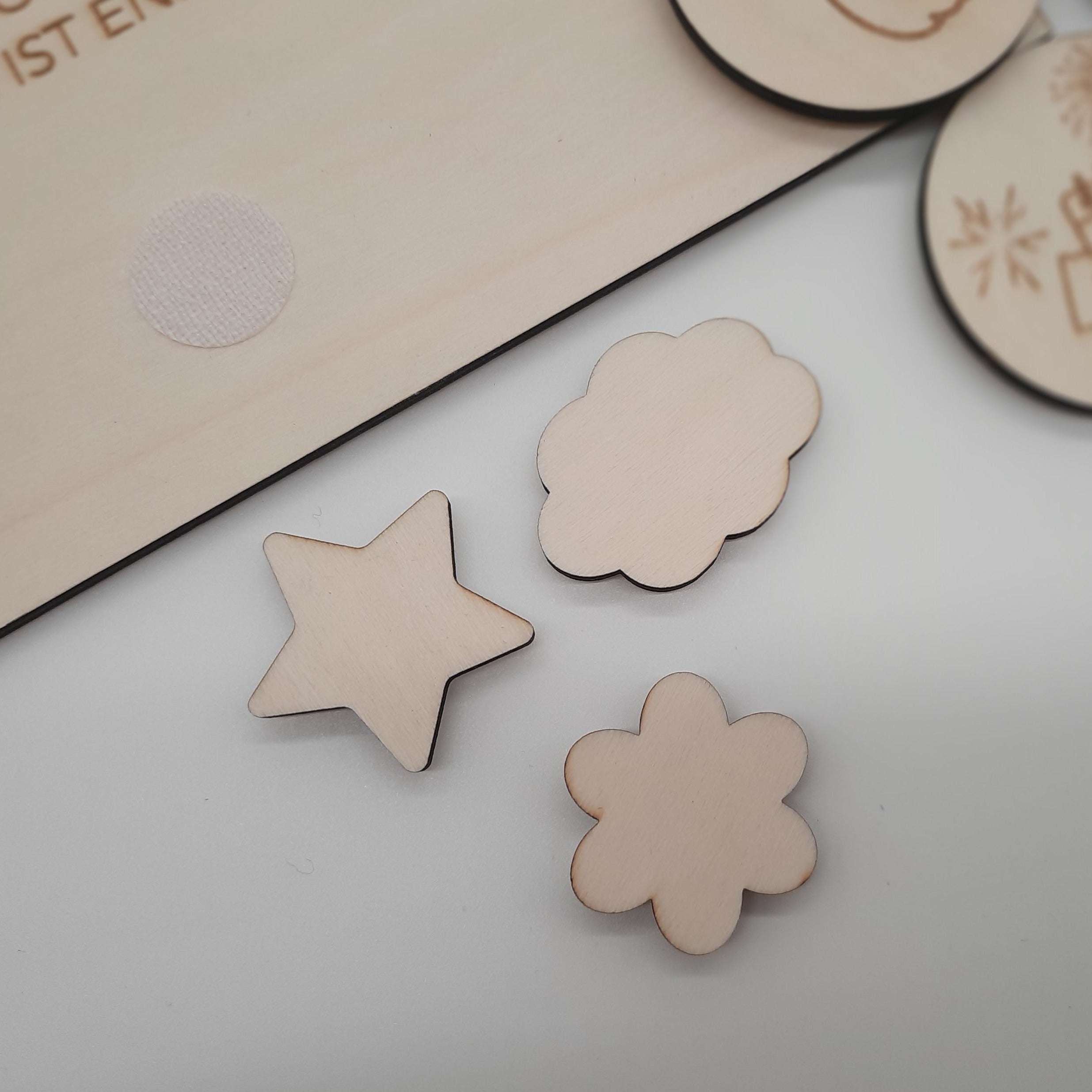 Countdownkalender aus Holz