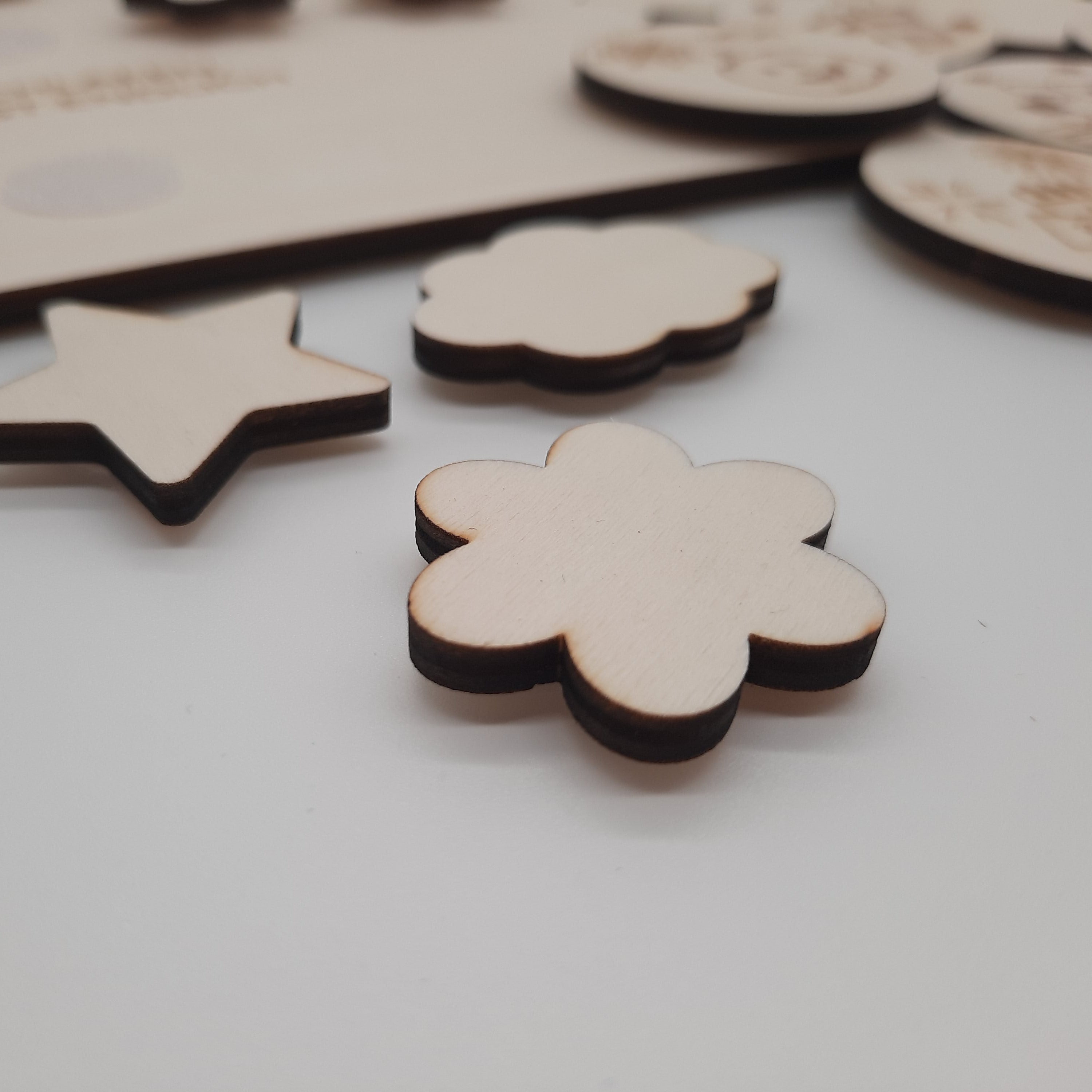 Countdownkalender aus Holz