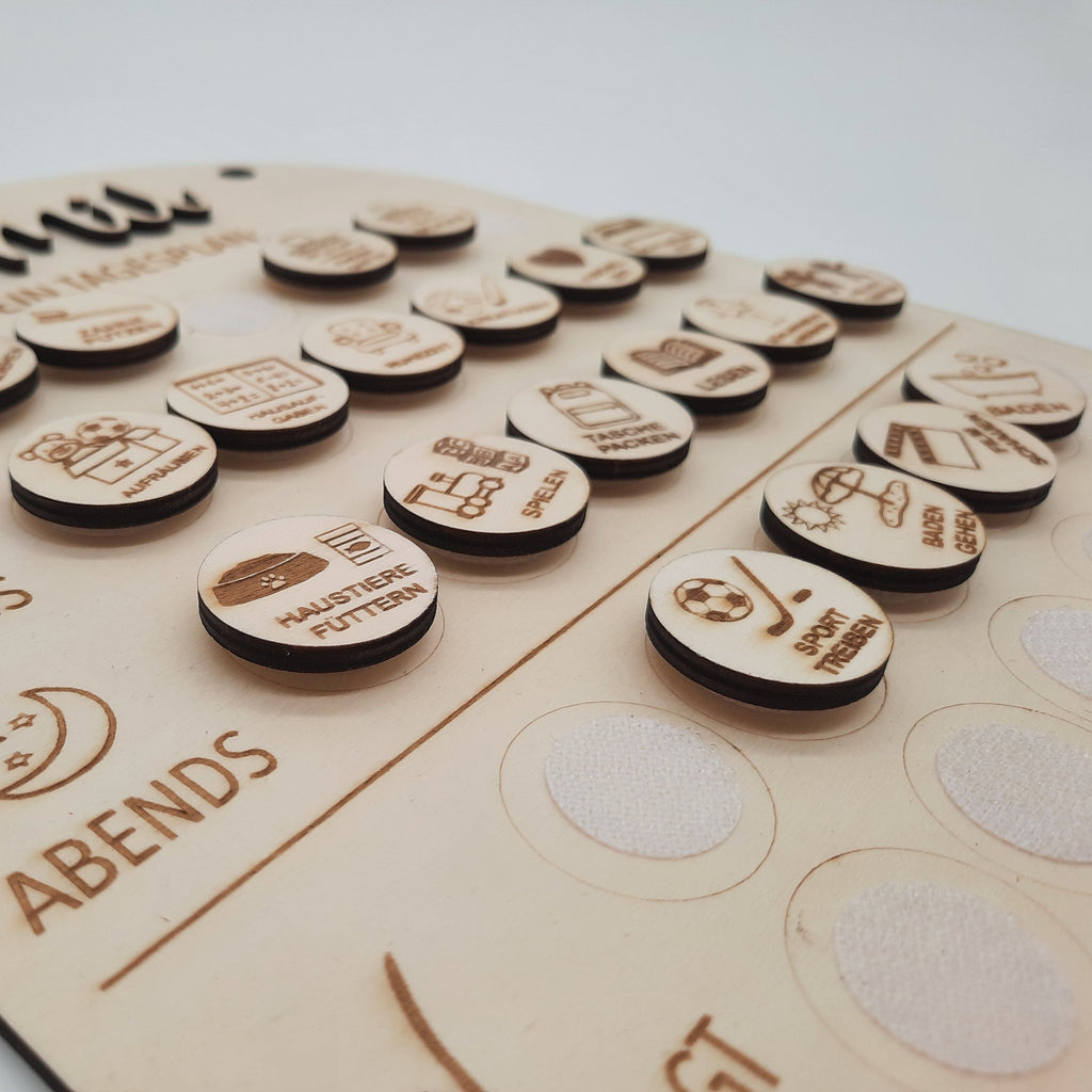 Tagesplaner aus Holz