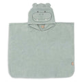 Badeponcho Hippo personalisiert mit Namen  1 - 4 Jahre
