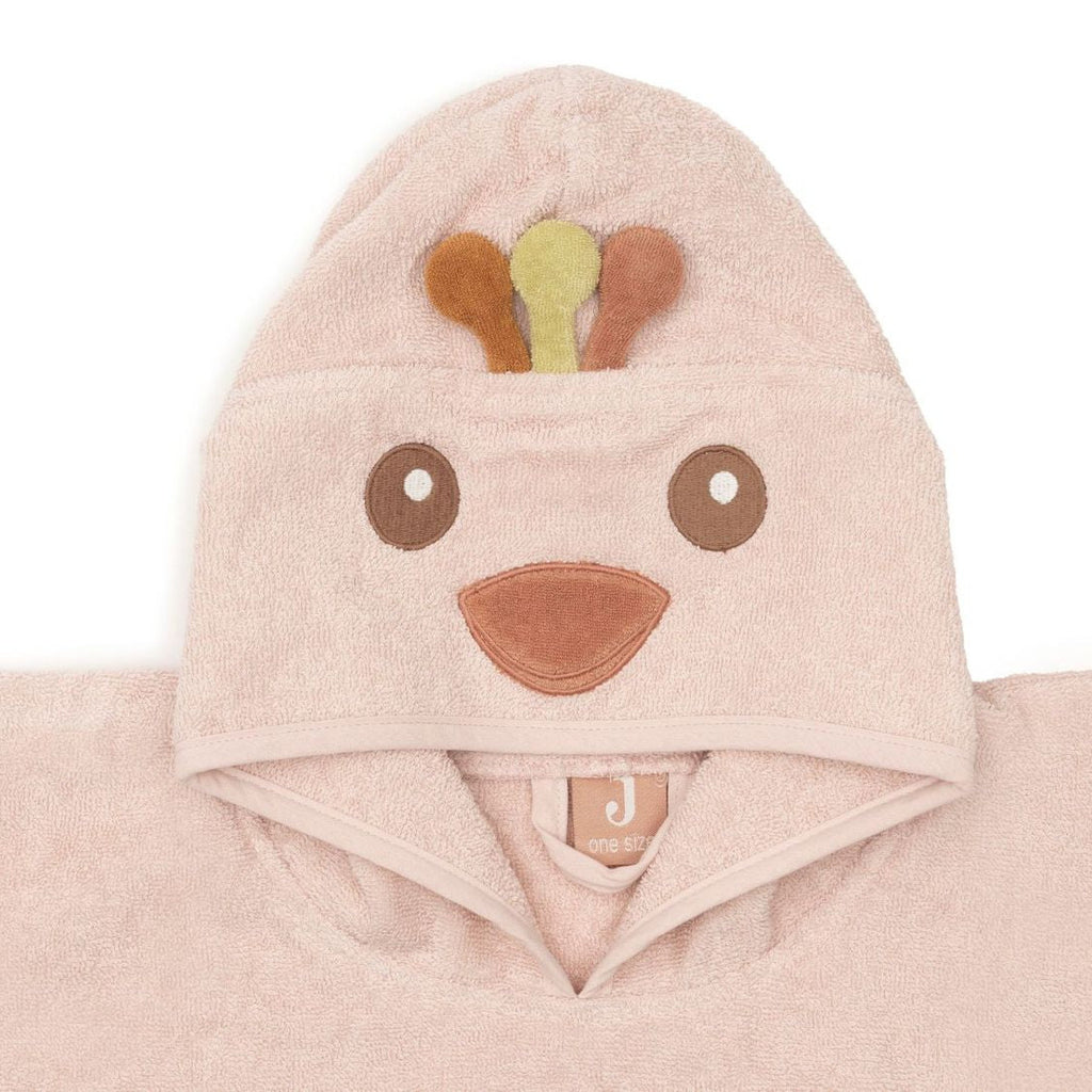 Badeponcho personalisiert 1 - 4 Jahre Name Pfau