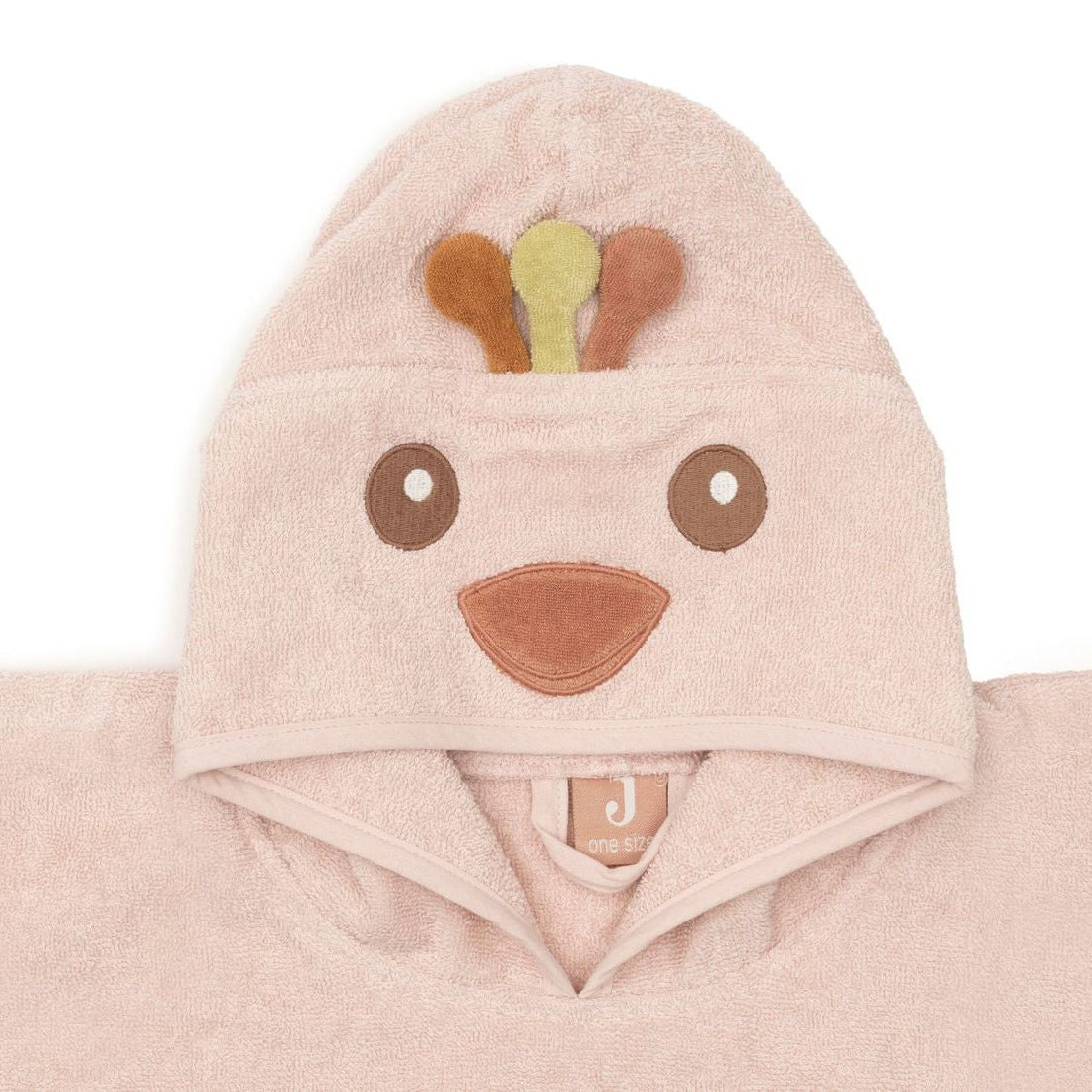 Badeponcho personalisiert 1 - 4 Jahre Name Pfau