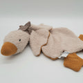 Schnuffeltuch / Schnullergans sand oder taupe
