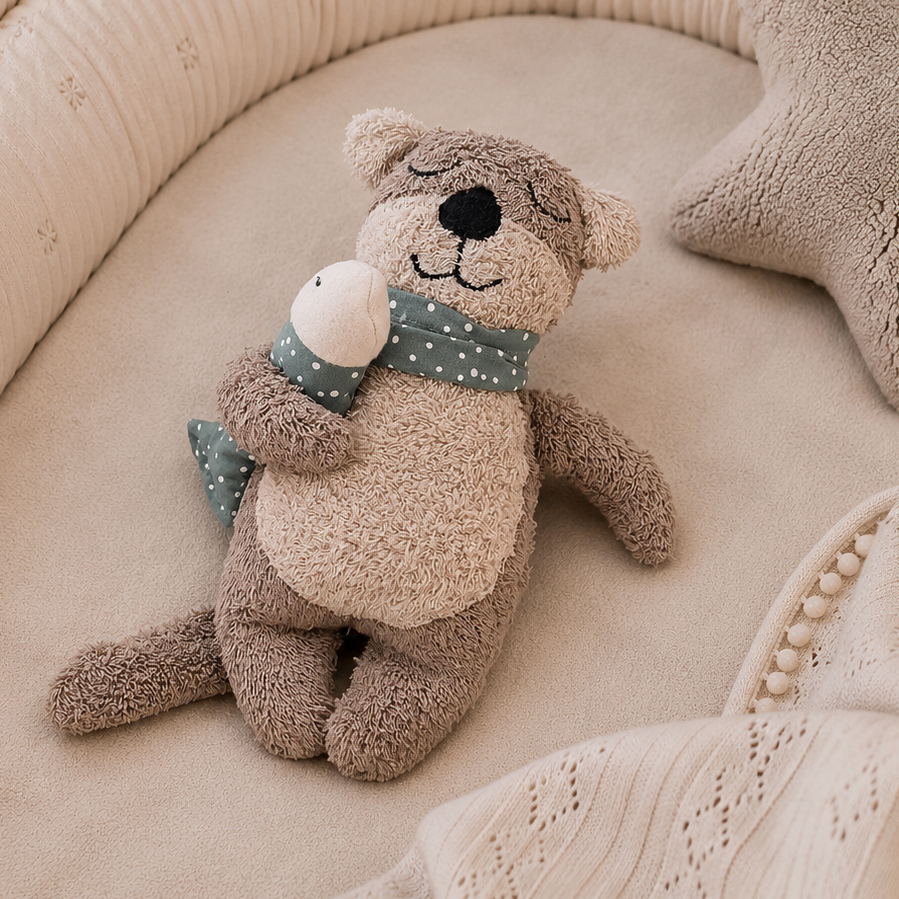 Kleiner Otter taupe dunkel
